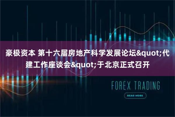 豪极资本 第十六届房地产科学发展论坛"代建工作座谈会"于北京正式召开